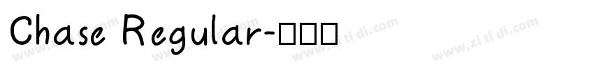 Chase Regular字体转换